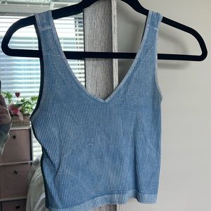 Niki Biki blue cropped tank